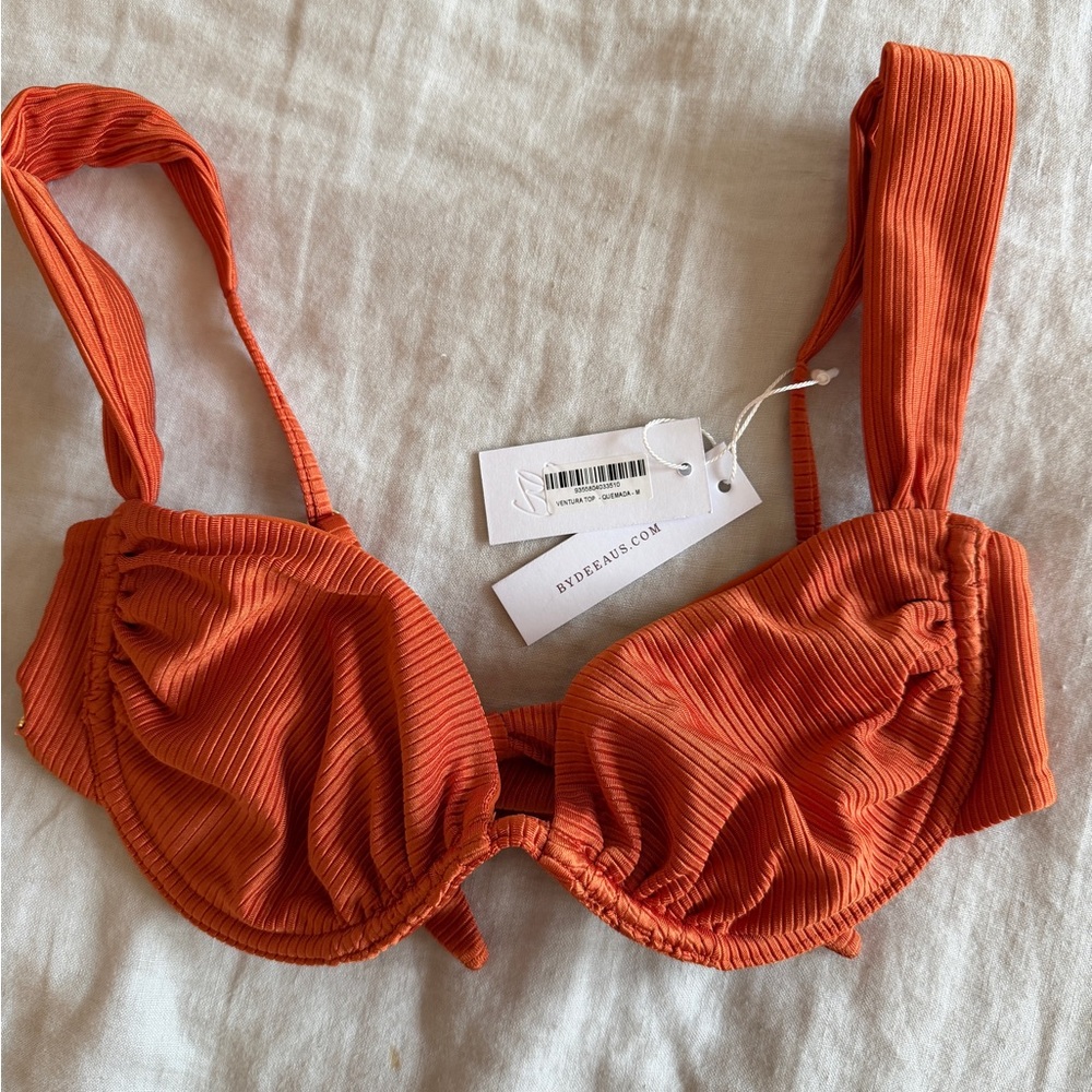 Ventura Bikini Top in Vibrant Orange